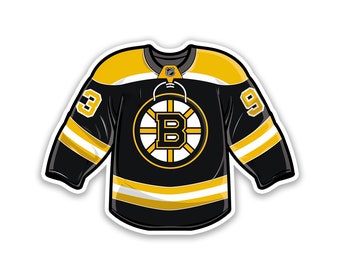 Boston Bruins Hockey Team Jersey Fridge Magnet - NHL Memorabilia, Hockey Fan Decor, Sports Collectible