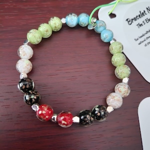 The 5 Elements of Nature Glow Luminous Bead Bracelet