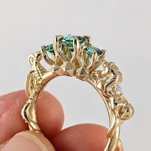DND Dungeons and Dragons Unicorn Ring Game Night Proposal Nerd Engagement Ring D20 TTRPG Game Ring 294