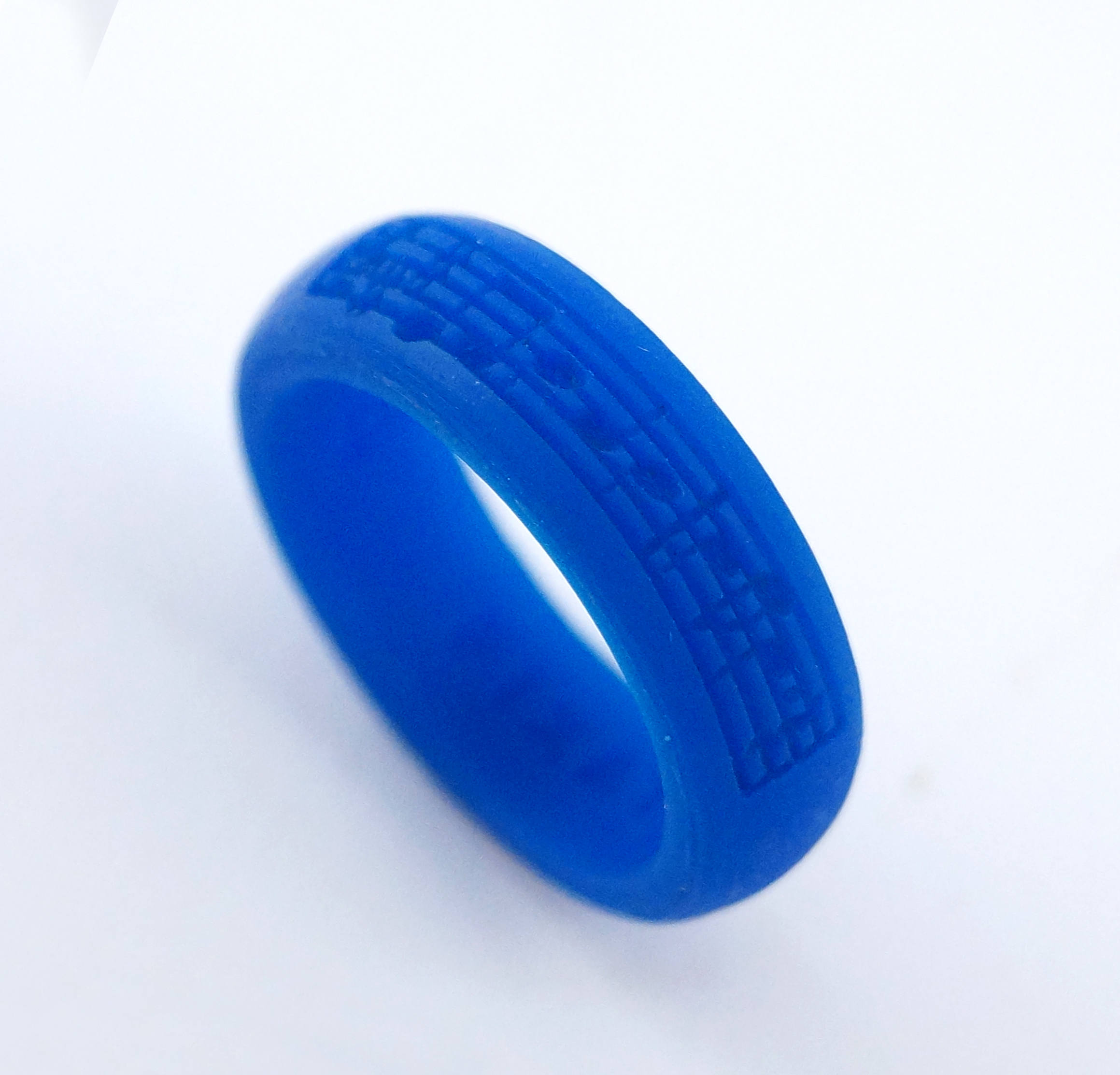 Custom Silicone Music Note Ring Band Athlete Ring