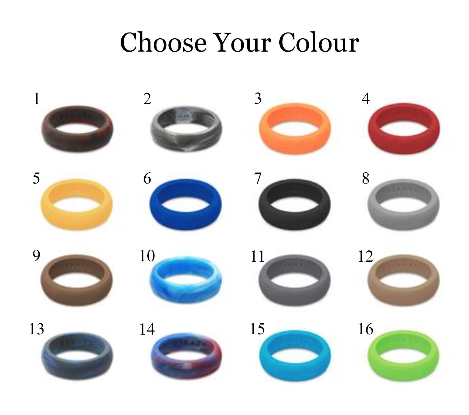 Custom Silicone Music Note Ring Band Athlete Ring