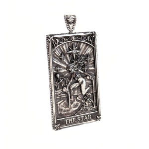 Colgante de la Carta del Tarot STAR - Tarot Estético - Tirada de Tarot - Significado de la Carta del Tarot