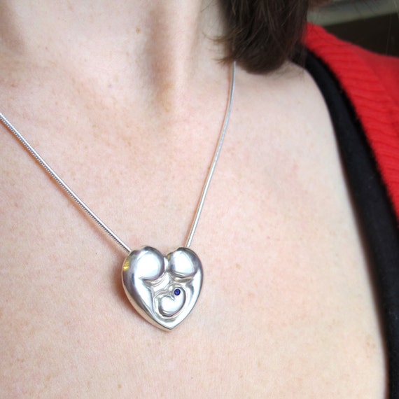 Birthstone Baby - Push Present Donation Mom Silver Family CZ