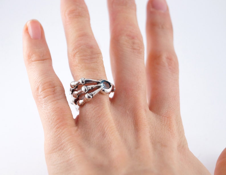 Bird Claw Ring Magic Clutch Ring Soul stone Nerd Engagement Geekery Gamer Video Game Attack Jewelry Bird Dark Souls Dragon Claw 216 282 image 7