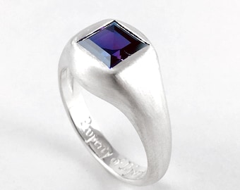 Djarn's Amethyst Ring from Everquest Video Game Nerd Engagement Wedding Ring Property of Djarn Geekery 270