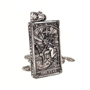 Collier de Tarot STAR Card Méditation pour trouver votre véritable étoile du Nord image 1