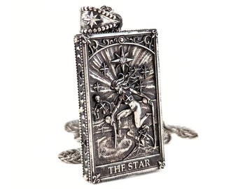 STAR Card Tarot Necklace + Meditation to Find your True North Star