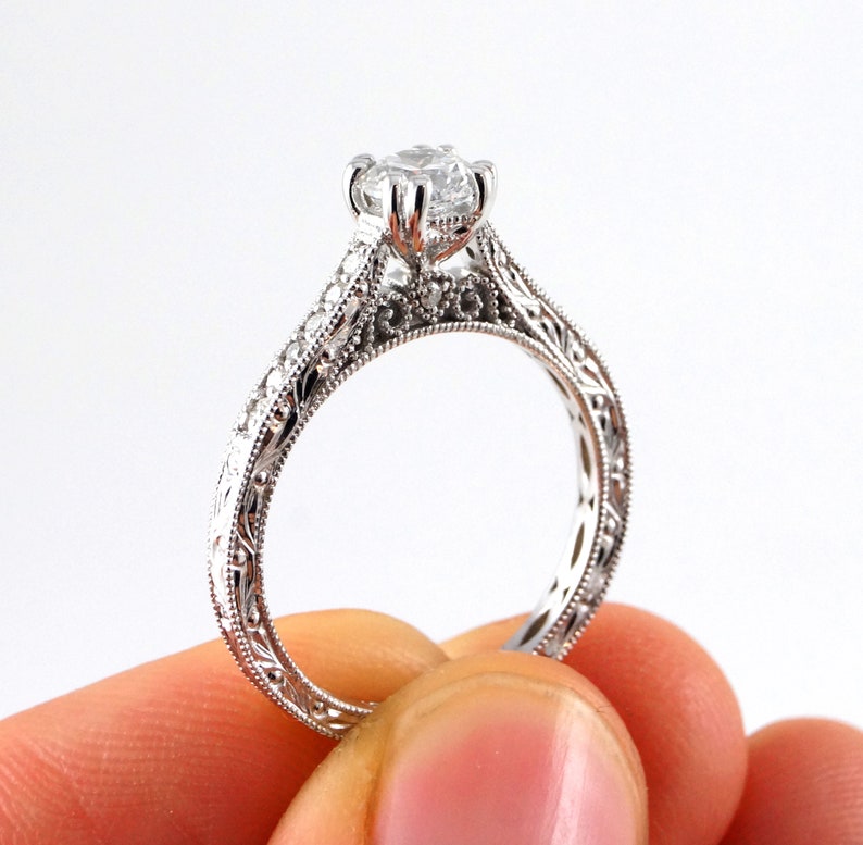 Victorian Inspired Disney Princess Ring Vintage Antique White Etsy