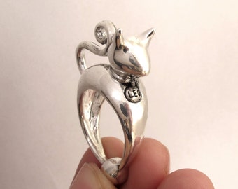 SALE Delux Cat Lover, Ready to Ship Cat lover gift, Pet Lover, Animal Rescue, Tabby Cat, Donation, Gift For Mom, Sterling Cat, Valentine's 6