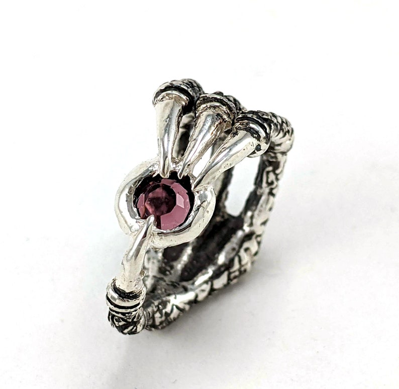 Bird Claw Ring Magic Clutch Ring Soul stone Nerd Engagement Geekery Gamer Video Game Attack Jewelry Bird Dark Souls Dragon Claw 216 282 image 1