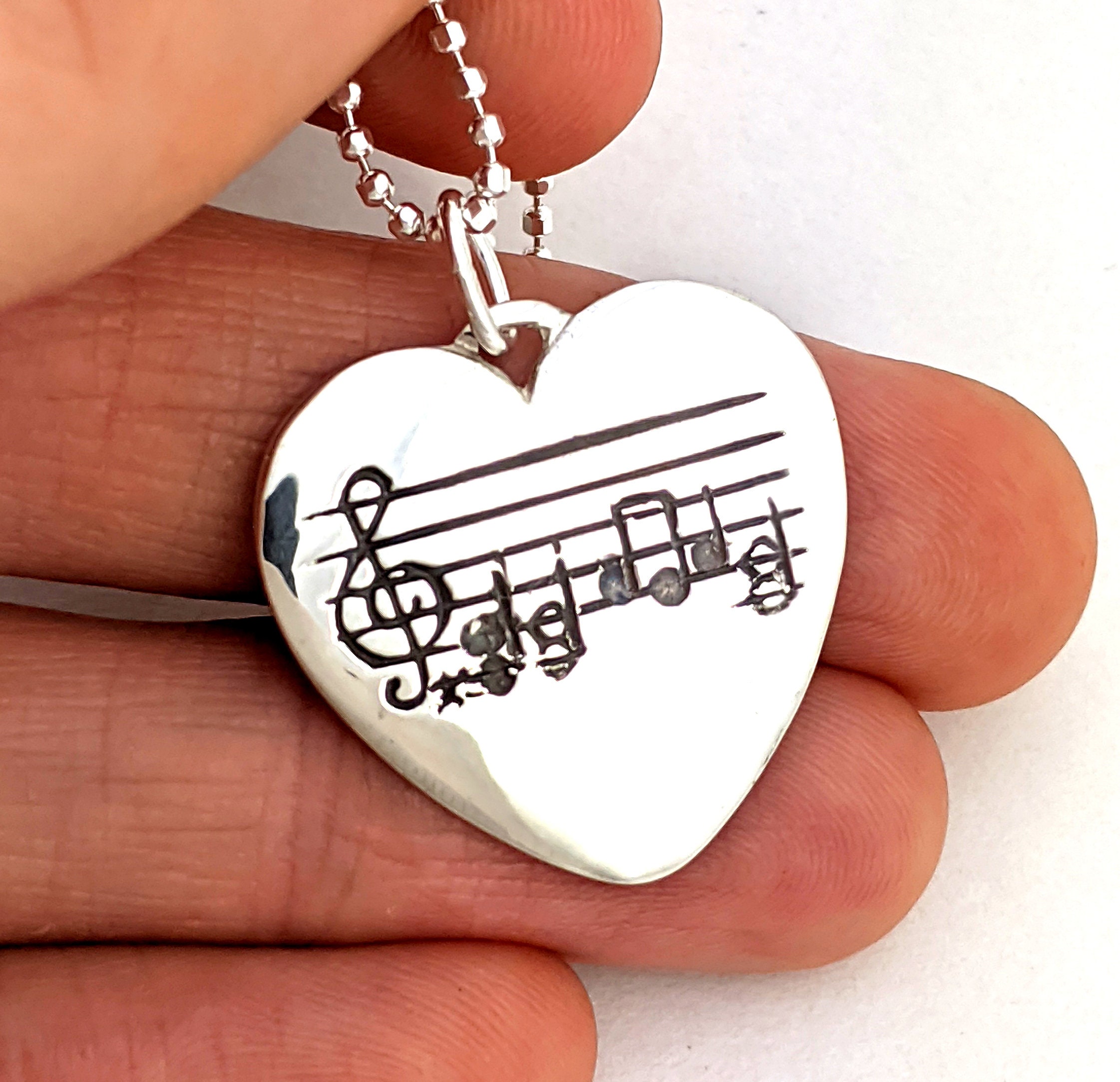 Guitar Music Note Guitar Pick Necklace Music Necklace Treble Personalize Guitar Music Note Guitar Pick Necklace Music Necklace Treble Personalize
