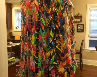 1000 Cranes - Multi-color origami