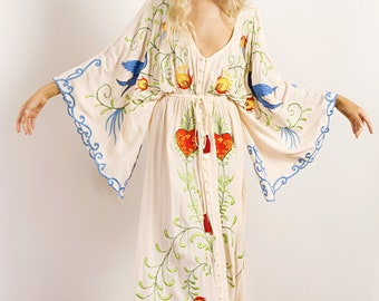 Maxi vestido floral - vestidos largos boho de lino para mujer vestidos de lino ropa de mujer Cottagecore estética Cottage Core vestido de estilo francés