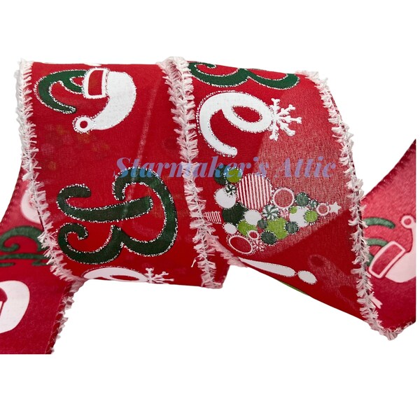 Grinch Wired Ribbon - Etsy