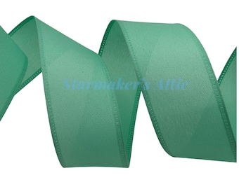 5 YARDS of 1.5-inch Wired Ribbon in Seafoam - Bows Wreaths Decor Hair Bows Easter Spring Summer Beach Ocean