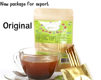 Thaise thee originele verpakking voor export sirilife merk THEPHI HERBAL DRINK