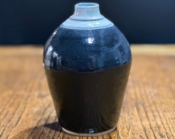 Handmade Stoneware Pottery Vase Bottle