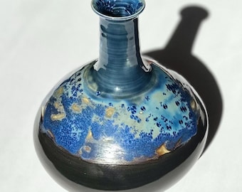 Mond Glas Vase Handgemachtes Porzellan Keramik