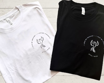 Neurofibromatosis Awareness T-Shirt, End nf, "I love my BRAVERY" "I love my STRENGTH" Still I Rise", NF1, NF2, NF Awareness, Nf support