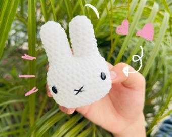 Miffy Keychain: Crochet Bunny Backpack Accessory