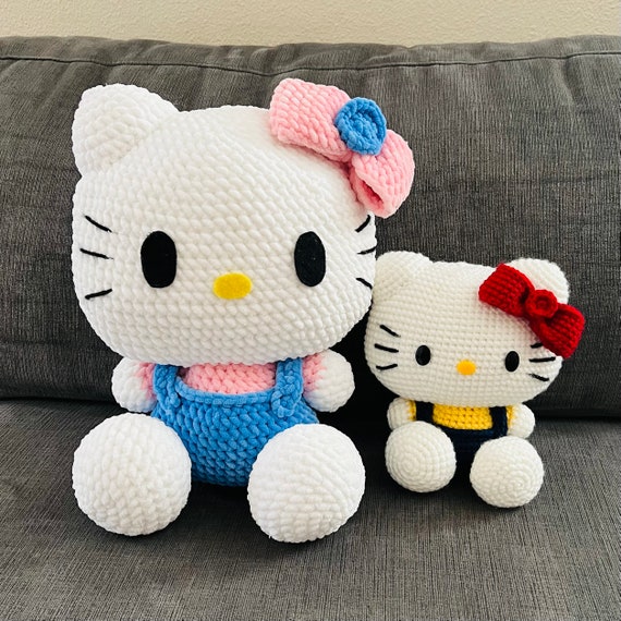 Crochet Kitty Plushie: Handmade Amigurumi Doll - Etsy
