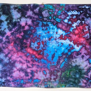 Kleiner Abstrakter Ice Dye Tie Dye Tapisserie - 100% Baumwolle - 31 &quot;x 42&quot; T287