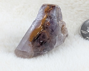 Free Form Amethyst Specimen with Natural & Polished Surfaces