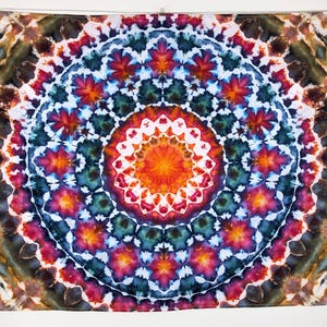 Mandala Ice Dye / Tie Dye Wandteppich - Leicht 100% Baumwolle 52 &quot;x 40&quot; T246