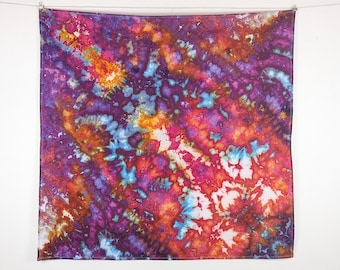 Ice Dye Tie Dye Tapestry - 100% Lightweight Cotton- 40"x41" T195