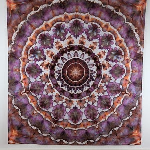 Mandala Ice Dye / Tie Dye Wandteppich - Leicht 100% Baumwolle 44 &quot;x 40&quot; T256