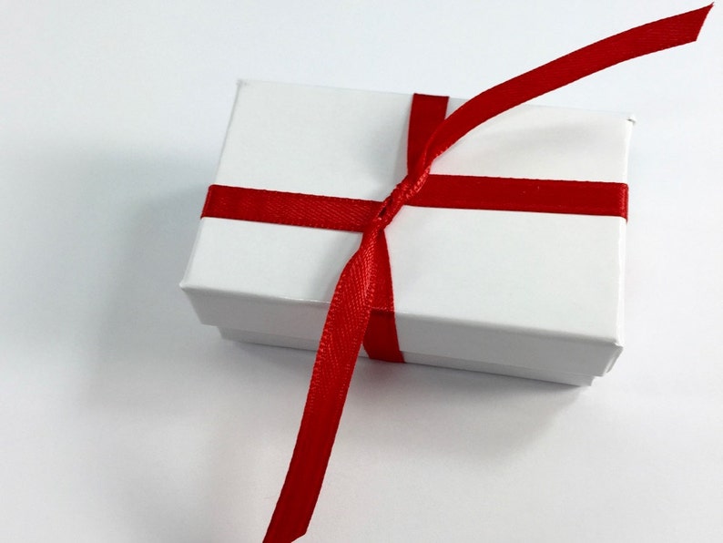 Ribbon Candy Earrings Christmas Dangle Earring Red White Etsy