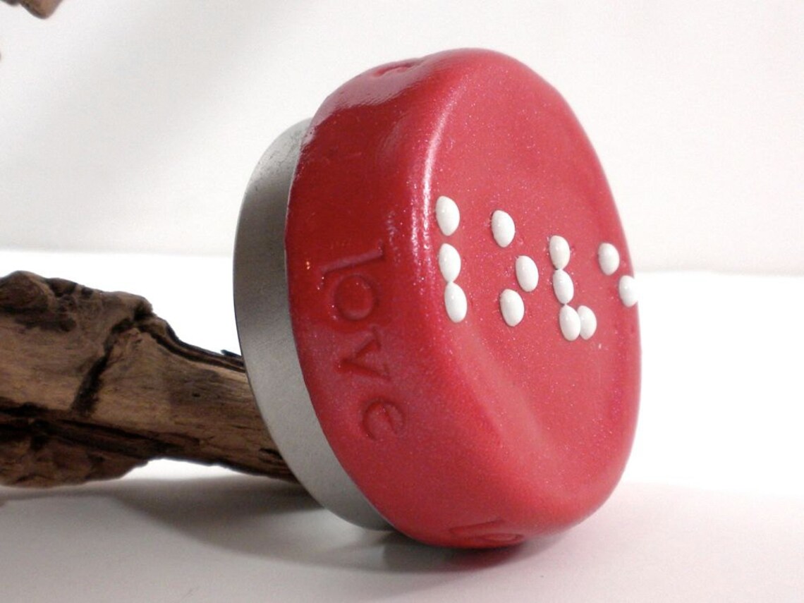 Small Round Braille Box Personalized Braille Jewelry Box Etsy