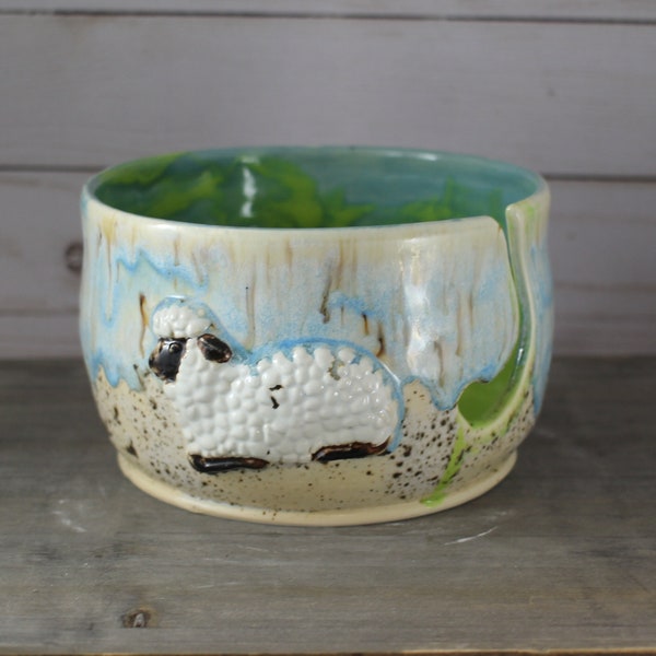 Ceramic Yarn Bowl Etsy