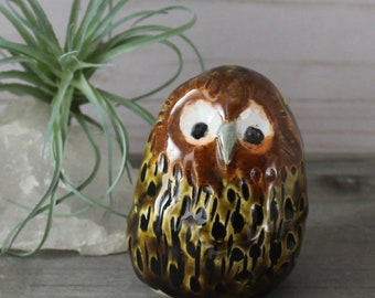 Ceramic Owl Figure - noise shaker