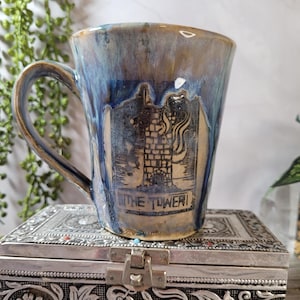 Tarot The Tower Handmade Ceramic Mug