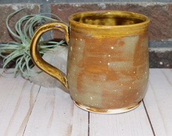 Handmade Ceramic Mug - browns