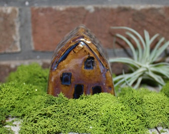 Small Ceramic House - brown
