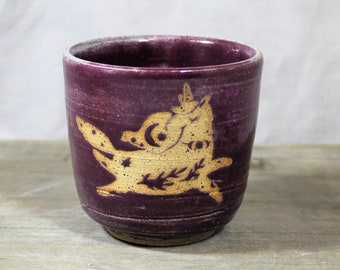 Unicorn Ceramic Cup - whiskey sipper/small cup