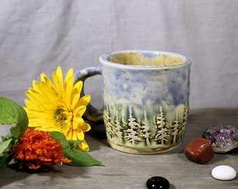 WInter Woods Handmade Ceramic Mug