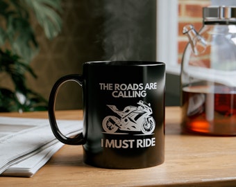 Motorcycle Coffee Cup for Motorcyclist Coffee Mug with Motorcycle Design Tea Mug for Biker Gift for Motorcyclist giftfor him gift-for men