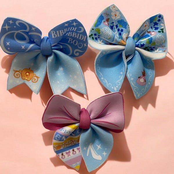 Cinderella Inspired Neoprene Bows