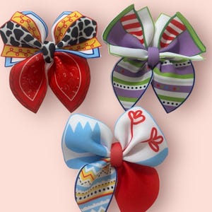 Toy Story Inspired Neoprene Bows