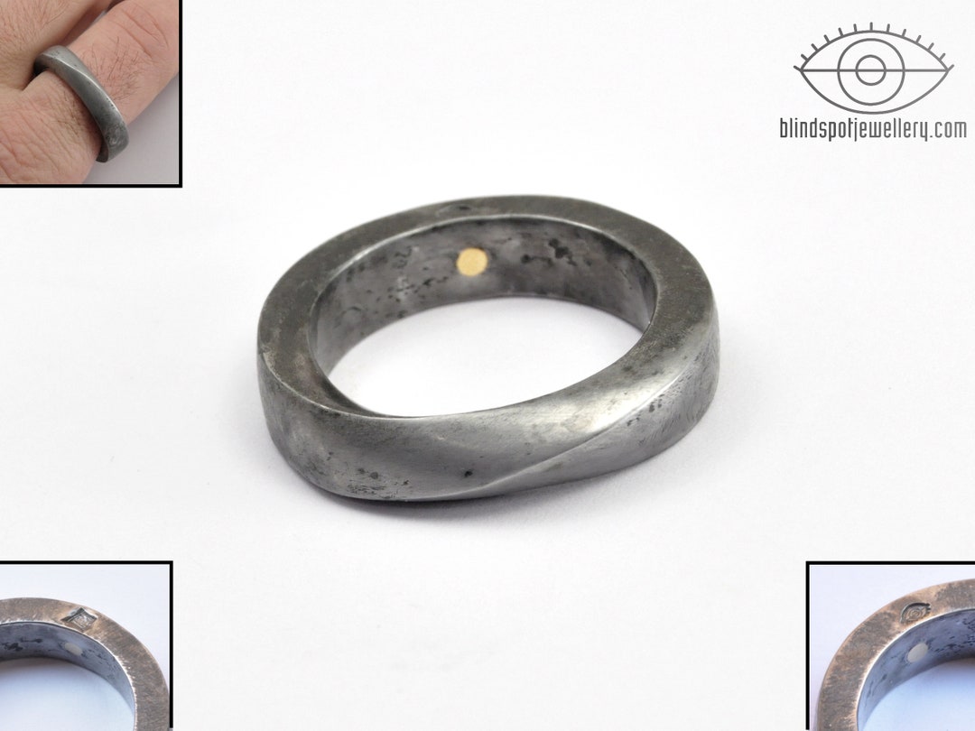 Möbius Ring - Iron, 18K Gold - Etsy
