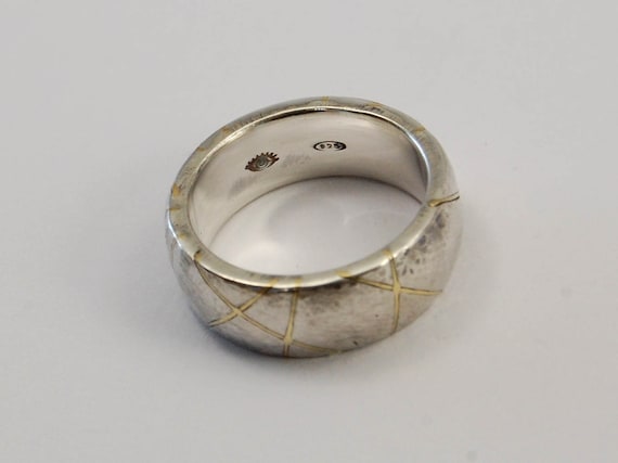 Kintsugi Ring Pair - MADE TO ORDER - Silver, 18K Gold - Etsy