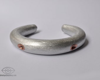 Tunel bracelet - aluminum, copper