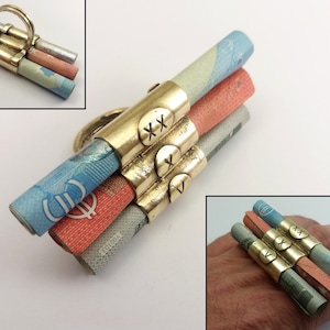 Portasoldi anello - ottone