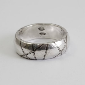 Kintsugi ring - MADE TO ORDER - silver, stainless steel
