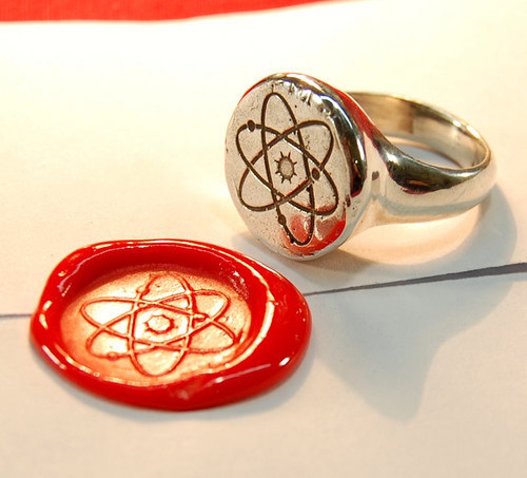 Atom Ring - Silver - Etsy