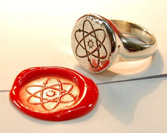 Atom Ring - silver