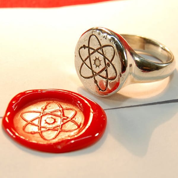 Atom Ring - silver